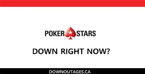 pokerstars not working|PokerStars Outage Statement .